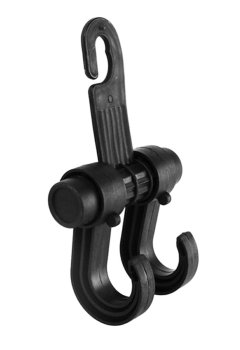 Universāls auto pakaramais somām un drēbēm uz galvas balsta, melns