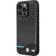 BMW Leather Carbon Case for iPhone 13 Pro / 13, Black