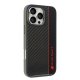 Чехол Audi Carbon Fiber Stripe для iPhone 16 Pro Max 6.9\" черный
