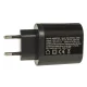 Maclean MCE479 B tīkla lādētājs 3x USB Qualcomm Quick Charge 3.0, melns