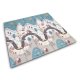 Izglītojošs salokāms bērnu putu paklājs 200x180x1cm Nukido NK-340, Safari-Kalni | Kids Folding Foam Mat