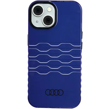Audi IML MagSafe vāciņš iPhone 15 / 14 / 13, zils
