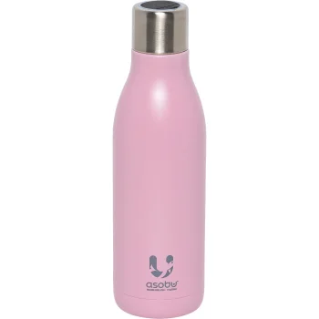 Asobu UV-Light ūdens pudele 0.5L, Rozā