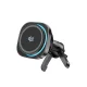 Автодержатель Tech-Protect V20 с беспроводной зарядкой 25W Qi2.2 MagSafe, черный