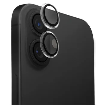 Защитное стекло для камеры Uniq Optix для iPhone 16 / 16 Plus, прозрачно-черное
