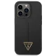 Guess iPhone 14 Pro Max Case Silicone Triangle, Black