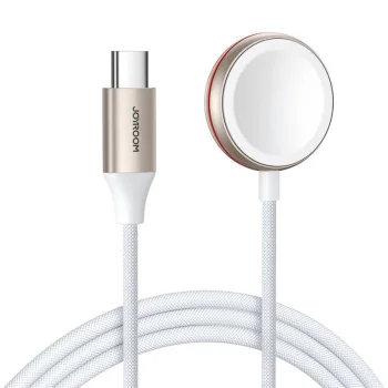 Магнитное зарядное устройство для Apple Watch Joyroom S-IW011 USB-C 5V 1.2m (белый)