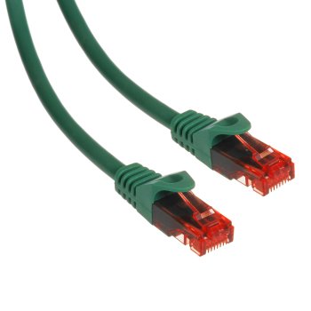 Maclean MCTV-300 UTP Cat6 Patchcord tīkla kabelis, 0.5m, Zaļš
