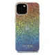 Guess iPhone 13 / 14 / 15 vāciņš IML Faceted Mirror Disco Iridescent, daudzkrāsains