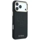 Guess Perforated 4G Gold Logo MagSafe vāciņš iPhone 17 Pro / 18 Pro, melns