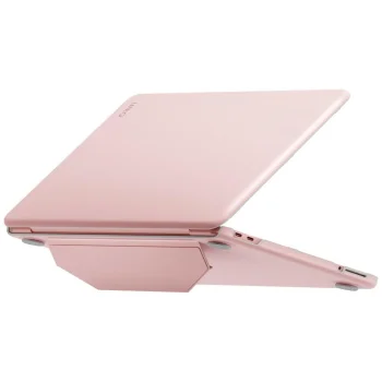 Uniq Lyden Versa vāciņš MacBook Neo, rozā