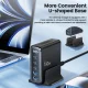 Tech-Protect DC140W-GAN 5-portu GaN lādētājs PD140W / QC3.0 melns