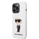 Karl Lagerfeld Silicone Ikonik Case for iPhone 14 Pro White