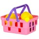 Игрушечная плетёная корзина для пикника с пиццей, бургером и...