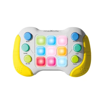 Портативная игра Pop It Maxlife MXPS-300, бело-желтая