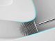 2x Silikona Tualetes Birstes, Balts/Pelēks | Silicone WC Toilet Brush