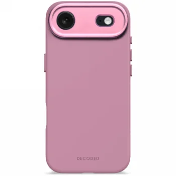Антимикробный силиконовый чехол Decoded с MagSafe для iPhone 17 Air — розовый