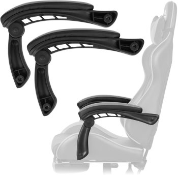 Sofotel Replacement Armrests for Cerber Office Chair, Grey