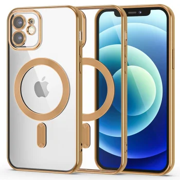 Tech-Protect iPhone 11 vāciņš MagShine Line MagSafe, zelta