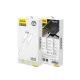 Dudao USB / USB Type C Fast Charging Data Cable 6A 1m, White | Зарядный Кабель Провод для...