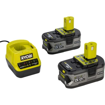 Набор аккумуляторов Ryobi ONE+ RC18120-250, 18 В, 2x 5.0 Ач с ЗУ