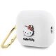 Hello Kitty AirPods Pro 2 maciņš Silicone 3D Kitty Head, balts