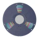 Филамент для 3D-принтера Sunlu PLA+ Silk 1.75мм 1кг, Rainbow 06