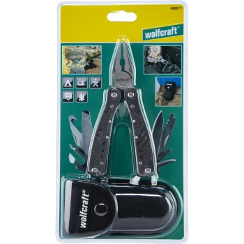 Многофункциональный инструмент Wolfcraft 13 в 1, серебристый