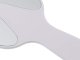 Tooth-Shaped Hand Mirror for Dentistry and Cosmetics, White