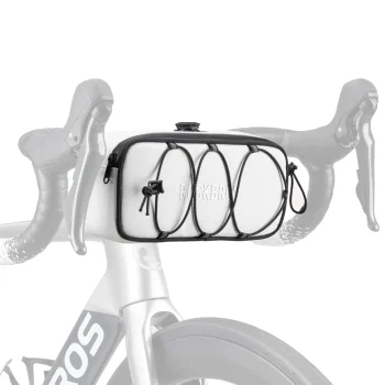 Ūdensizturīga stūres velosoma Rockbros TL001 Road to Sky 1.9L, balta
