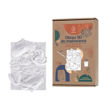 Plaster 3D Painting Kit "Fish", Coloring Picture