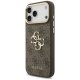 Guess 4G Big 4G Classic Logo vāciņš ar siksniņu iPhone 17 Pro Max, brūns