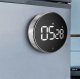Portable Rotation Countdown Timer Clock Time with Alarm for Home Sport Kitchen, Black