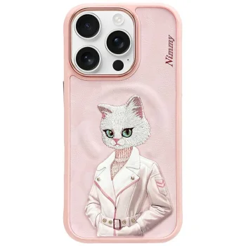 Nimmy iPhone 16 Pro Max vāciņš Fashion Cute Pet MagSafe, rozā