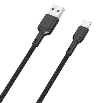 Кабель Dudao L9T USB-A на USB-C 5A 1м, черный