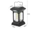 Solārā lampa ar kustības un krēslas sensoru, 60 LED COB, 5 režīmi, melna