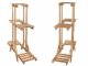 Three-Tier Wooden Plant Stand for Indoor Plants, Brown