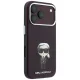 Karl Lagerfeld Smooth Ikonik Sketch MagSafe vāciņš iPhone 18 Pro Max / 17 Pro Max, bordo