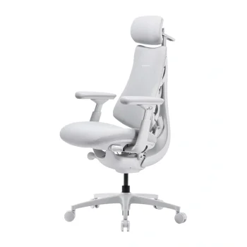 LiberNovo OC1-PRO ergonomisks krēsls (48 cm, balts)