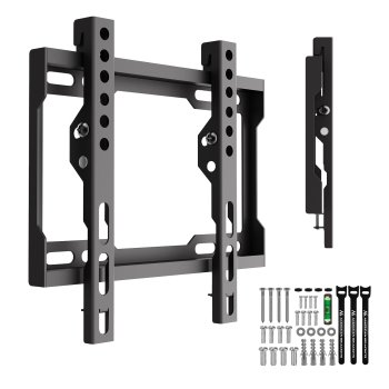 Maclean MC-186 TV sienas stiprinājums, 13-43", līdz 45 kg, melns