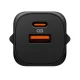 Сетевое зарядное устройство Spigen Essential EE352EU USB-C / USB-A 35W – черный
