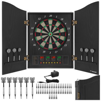 Электронный дартс Trizand 27046 в кабинете, 27 игр для 16 игроков