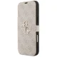 Guess Book 4G Metal Logo atverams vāciņš iPhone 17 Pro Max Pink