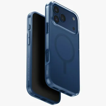 Uniq Clario Magclick Charging Case for iPhone 17 Pro Max, Blue