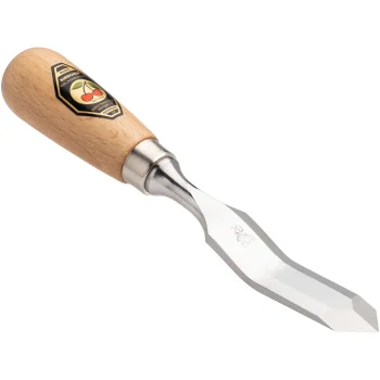 Pakāpjveida kalts Kirschen ar sarkanā dižskābarža rokturi, 20 mm