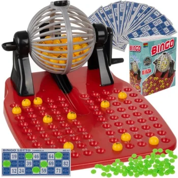 Galda spēle Bingo Kruzzel 25006 ar loterijas mašīnu ģimenei