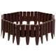 Garden Edging Plonos 220 cm PL-961, brown