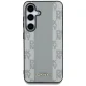 DKNY ādas vāciņš Checkered Pattern MagSafe priekš Samsung Galaxy S25 taupe