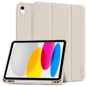 Tech-Protect SC Pen atverams vāciņš iPad 10.9" 2022, bēšs