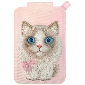 Магнитный кошелек Nimmy New Big-Eye Cute Pets 2.0 Cat с подставкой, Розовый